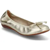 Wonders pour femme. A-61112_3906_7285 Ballerines en cuir Bo doré (37), Plat, Aucun, Casuel