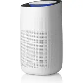 Trebs Purificateur d'air intelligent avec filtre HEPA, lampe UV, blanc