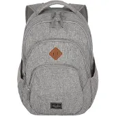 Travelite Sac à dos marron / gris chiné
