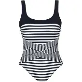 Sunflair Maillot de bain noir / blanc