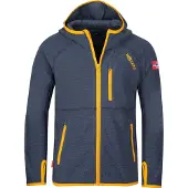 TROLLKIDS Veste pour enfants Sandefjord, modèle pour garçons, couleur bleue, taille 128 (correspondant à la gamme de tailles 260-146)
