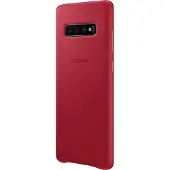 Samsung Cover Leather Galaxy S10 Plus Rouge