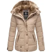 MARIKOO Veste d’hiver 'Nekoo' nude / marron / brun foncé