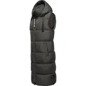 NAVAHOO Gilet 'Schnuffelchen' gris foncé / noir / blanc
