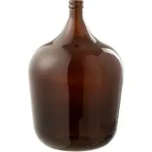 J-Line Vase carafe verre marron