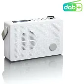 Lenco Radio portable DAB+/FM avec fonction réveil Blanc -