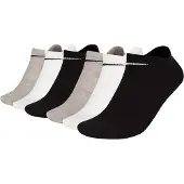 Nike Chaussettes de sport beige chiné / noir / blanc