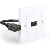 Nedis Prise murale HDMI 1x HDMI Femelle 4K@60Hz Sortie HDMI -