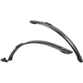 Zéfal Garde boue vtc 28 trail clips noir reglable 45mm (pr)