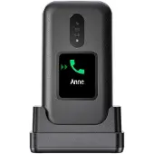 Doro Téléphone portable basique Doro 2880 4G Micro SIM 2.8" Noir