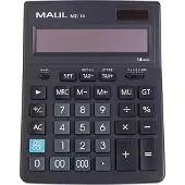 MAUL Calculatrice de poche MXL14 noire (Panneau solaire)