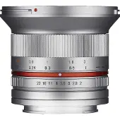 Samyang 12mm f/2 NCS CS Argent (Sony E) (Objectifs pour Hybride)