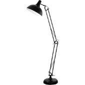 Eglo Lampadaire Borgillo noir