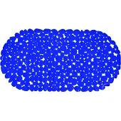 Overig MSV Tapis Fond de baignoire Pvc GALETS 35x68cm Bleu Marine