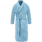 Normani Peignoir long bleu clair