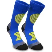 Normani Chaussettes de sport bleu / jaune / gris / noir