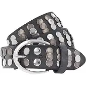 Vanzetti Ceinture or / anthracite / argent