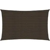 vidaXL Voile d'ombrage 160 g/m² Marron 3x5 m PEHD