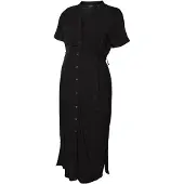 Vero Moda Vica Maternity Short Sleeve Dress Noir XS Femme
