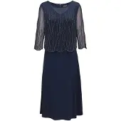 Goldner Robe bleu