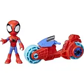 Spidey and his Amazing Friends Figurine avec Moto