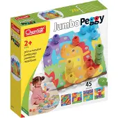 Quercetti Jumbo Peggy Drawing Pegs 45 Pieces Doré Enfants