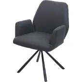 Mendler Chaise de salle à manger -H71 pivotante