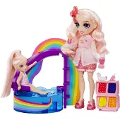 Rainbow High Petite Journée Piscine Avec La Poupée Blush Playset