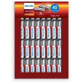Philips 1x40 Power pile alcaline Aa Vorteilspa - Pile