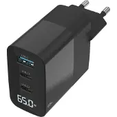 Sitecom Superfast Charger 65W PD CH-1002 - Indicateur puissance temps réel - 1x USB-A 2x USB-C