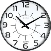 Unilux Horloge murale MAXI POP BLACK 400094487 +piles noir