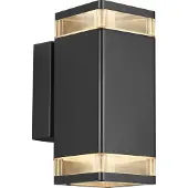 Nordlux Applique murale noire Elm 2 lumières angulaires