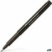 Faber-Castell Feutre large Document , 0,8 mm, noir, 10 p.