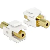 DeLOCK Keystone Jack - Jack 3.5 mm female vers Jack 3.5 mm female - Jack Ster