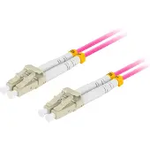 Lanberg FO-LULU-MD41-0100-VT Fiber Patchk. MM LC/UPC-LC/UPC DUPLEX 10m OM4 50/125