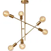 Lucide Lampe de plafond Lester Or 6 lumières