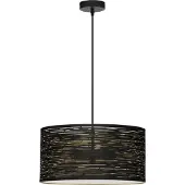 Nova Luce Suspension Zane noir