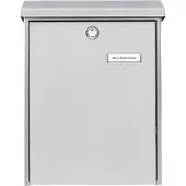 Burg wachter Boîte aux lettres Oslo 3767 Ni Acier inoxydable Argenté