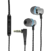 DeLOCK In-Ear Écouteurs avec prise jack 4 broches 3,5 mm, microphone