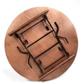Essentials Table pliante Cody – ronde, Ø 122 cm, 1 pièce