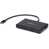 StarTech.com 3 Port Mini Displayport Mst Hub Noir