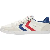 Hummel Chaussure de sport 'Stadil' bleu marine / gris argenté / gris clair / rouge feu / blanc