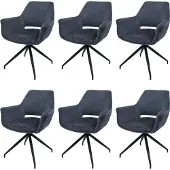 Mendler Lot de 6 chaises de salle à manger -M53
