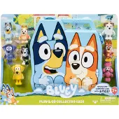 Moose Bluey Play & Go Valise avec 8 figurines de jeu