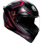 AGV Sangle K1 N Casque Intégral Mat/Noir/Rose M femmes