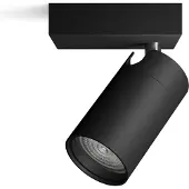 Philips Spots de plafond/mur Idris, Spot pour rail, GU10, 1 ampoule, LED, 220-240 V, Noir