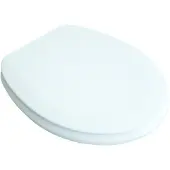 ADOB Siège de WC rembourré PREMIUM, blanc, A69502