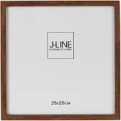 J-Line Photo frame basic wood dark brown large