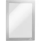 Durable Cadre d'affichage magnétique DURAFRAME MAGNETIC , format A5, argent-métallique, 5 p.