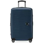 Hauptstadtkoffer - Mittelgroß Koffer Trolley Valise à coque dure, bagages check-in avec extension XL, roulettes doubles, serrure TSA, 68 cm, 88 L,Bleu foncé